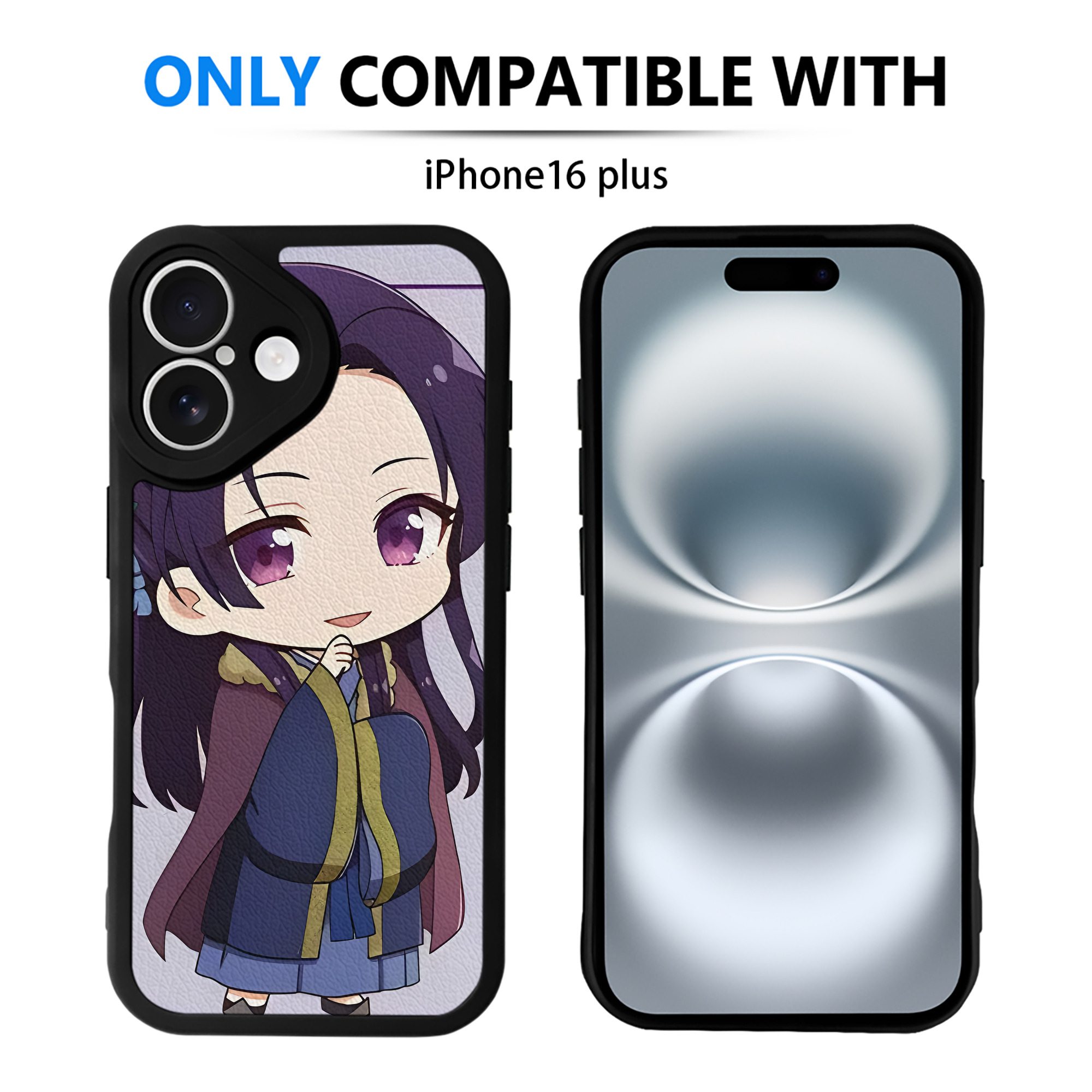 （画像用） 薬屋のひとりごと The Apothecary Diaries 【iPhone 16シリーズ対応】シリコンスマホケース（レザー調） 材質：シリコン